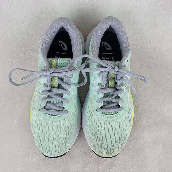 Asics Womens Gel -Excite 7 Mint Tint White Mesh Lace Up Low Top Sneakers Size 5 - Picture 3 of 10